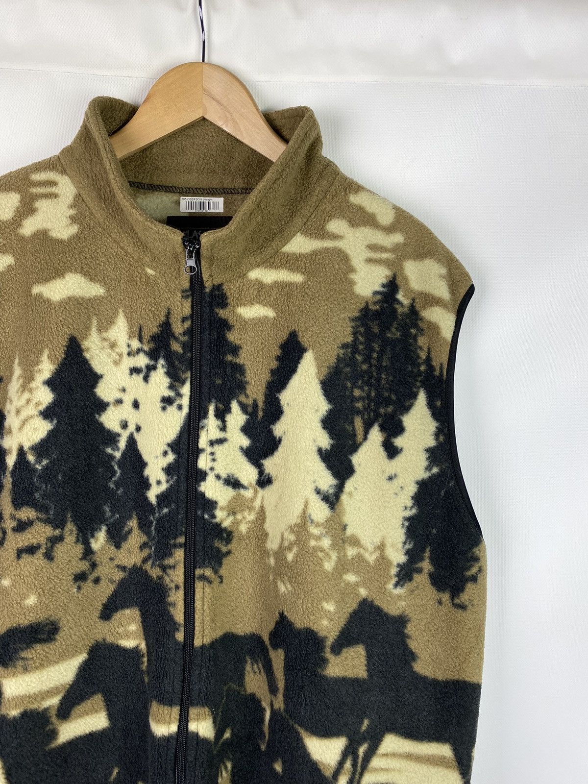Japanese Brand Horses Animal Pattern Fleece Vest Waistcoat Size 3XL Size US XXL / EU 58 / 5 - 5 Thumbnail