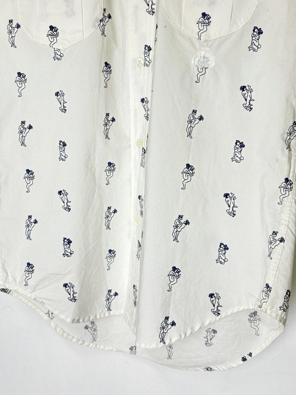 Evisu Evisu Japanese Kamasutra All Over Print Short Sleeve Shirt Size US S / EU 44-46 / 1 - 4 Thumbnail