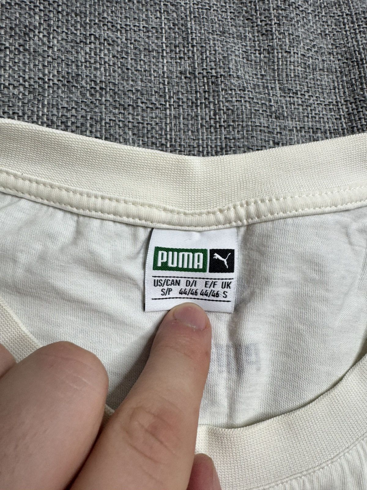 Puma Vintage Puma with russian words creamT-Shirt Size US M / EU 48-50 / 2 - 4 Thumbnail