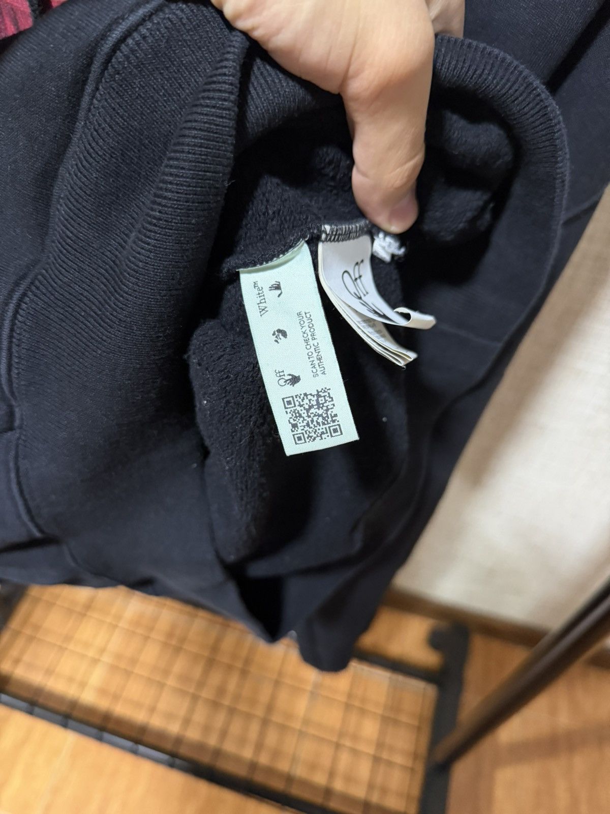 Off-White OFF WHITE CARAVAGGIO PAINTING BLACK HOODIE Size US S / EU 44-46 / 1 - 6 Thumbnail
