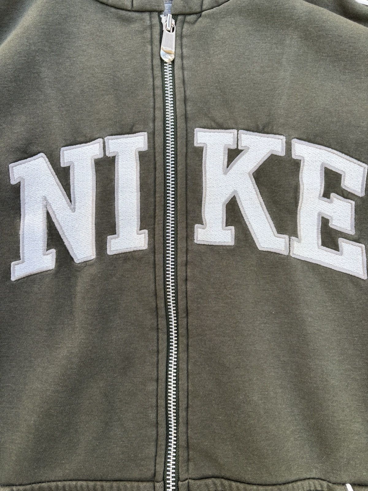 Nike Vintage Nike Big Logo Zip Up Hoodie Y2K Size US XL / EU 56 / 4 - 3 Thumbnail