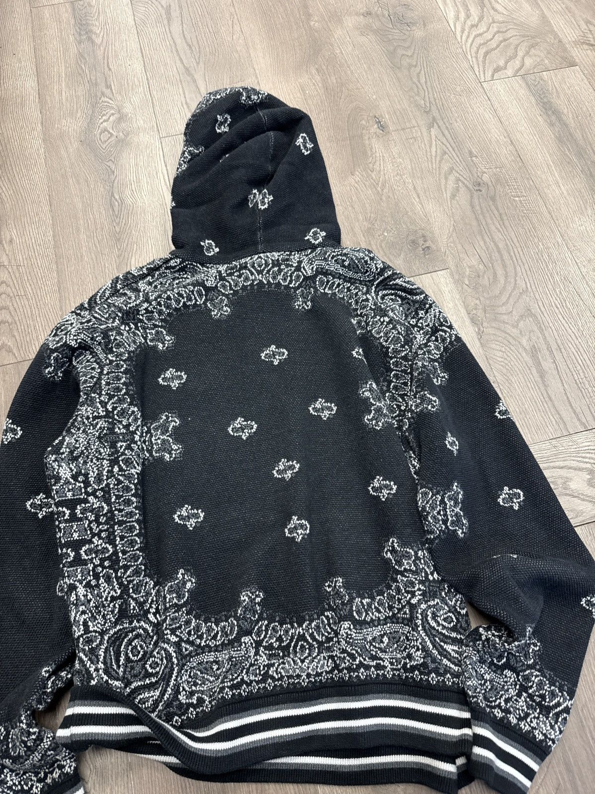 Amiri Amiri knit sweatsuit black white bandana Size US L / EU 52-54 / 3 - 8 Thumbnail