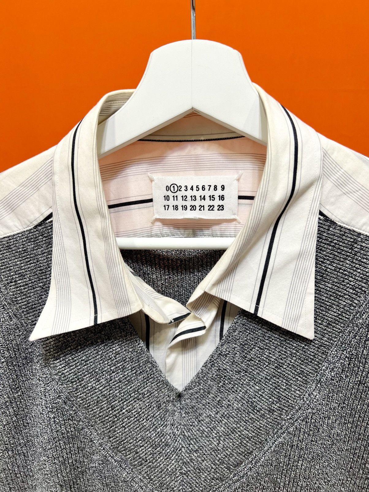 Maison Margiela JOHN GALLIANO super oversized trompr l’oeil shirt, s/s 2020 Size US XXL / EU 58 / 5 - 1 Thumbnail