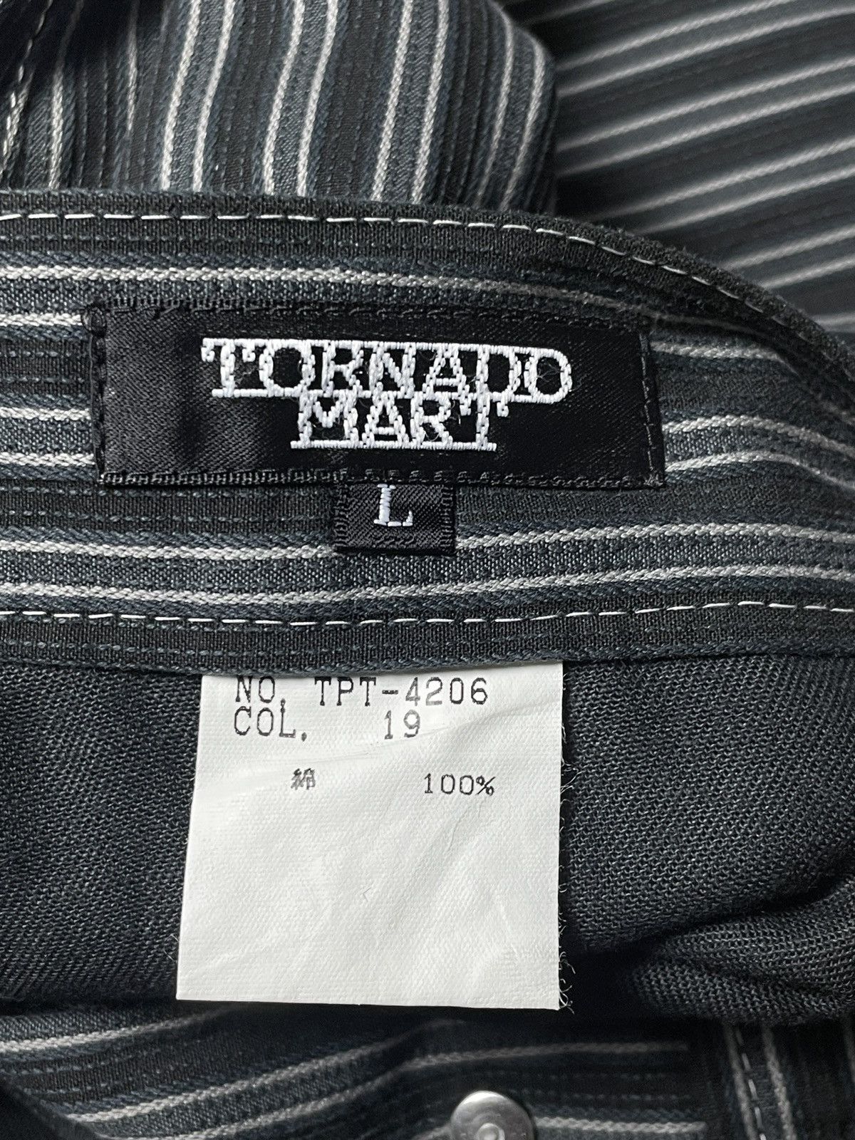 Tornado Mart 2000’s Tornado Mart - Super Flared Stripe Pants Size US 30 / EU 46 - 3 Thumbnail