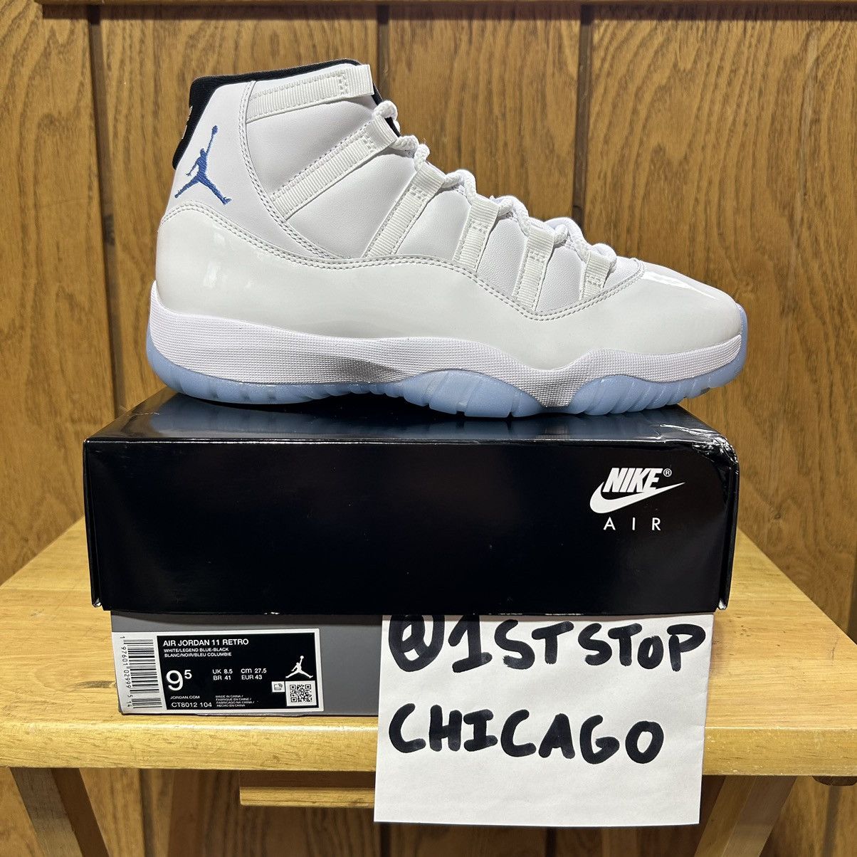 Air Jordan 11 Retro Legend Blue 2024 Mens Size NEW