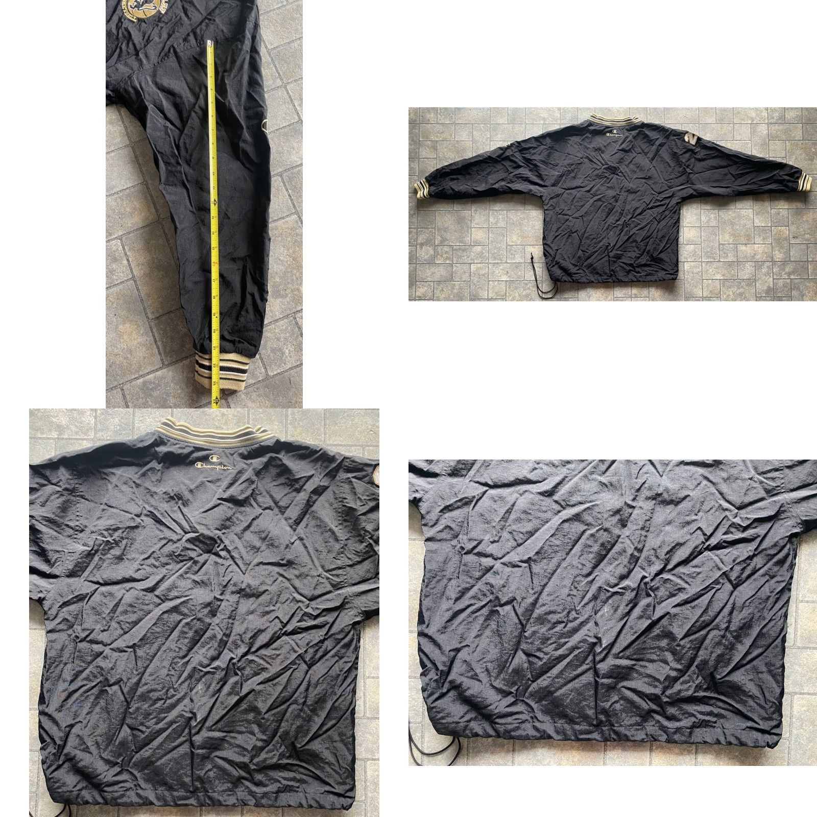 Champion Champion Windbreaker Jacket Nylon St Olaf Basketball Mens Medium Black Size US M / EU 48-50 / 2 - 9 Thumbnail