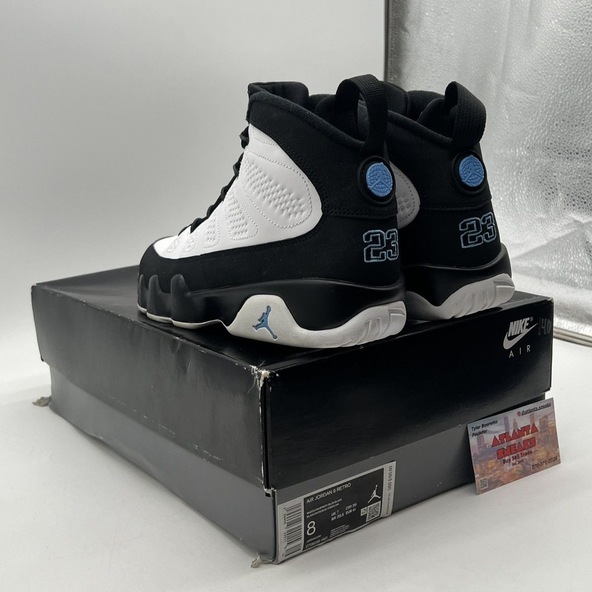 Jordan Brand Air Jordan 9 university blue Size US 8 / EU 41 - 4 Thumbnail