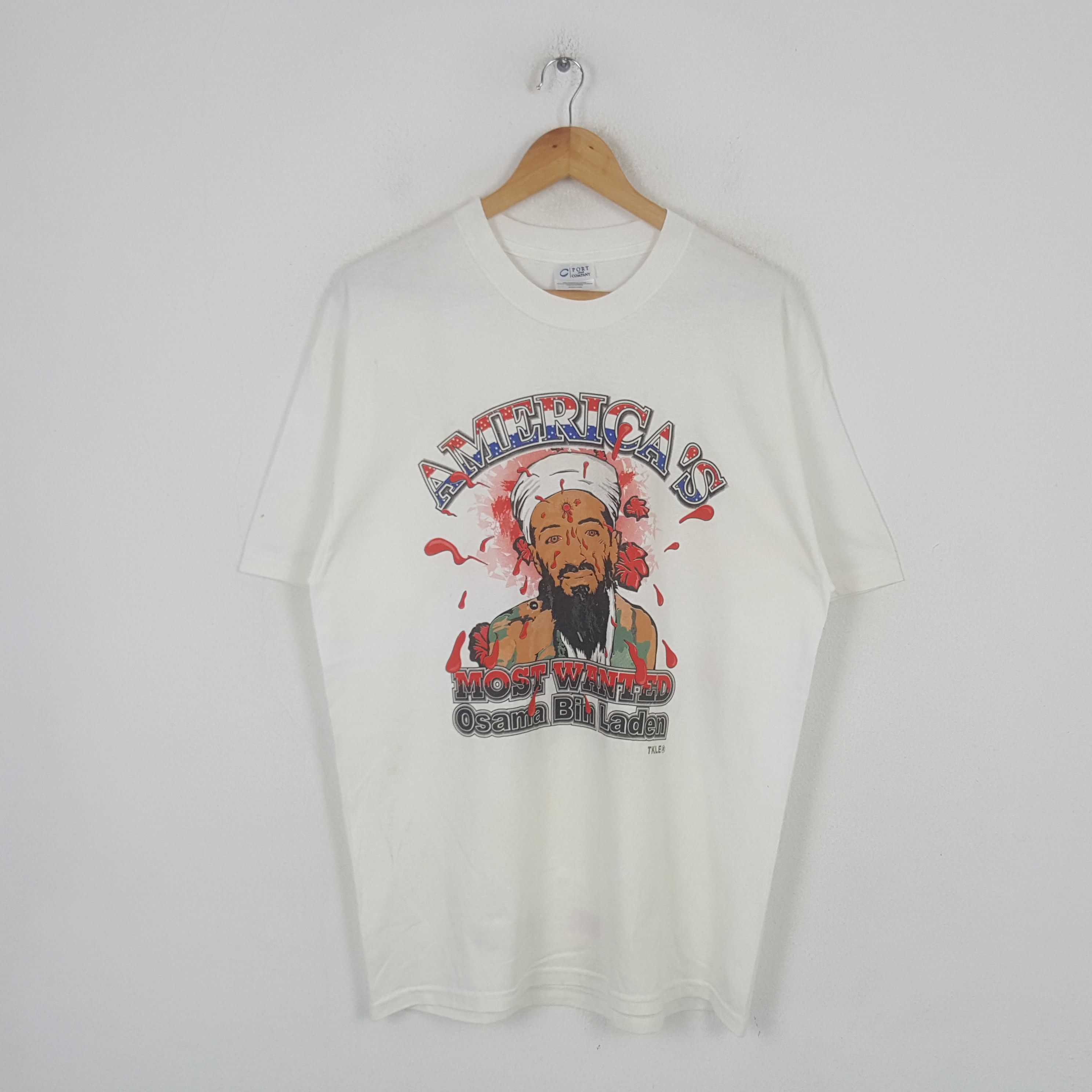 Vintage Vintage Osama Bin Laden American Most Wanted RR27 Size US XL / EU 56 / 4 - 1 Thumbnail