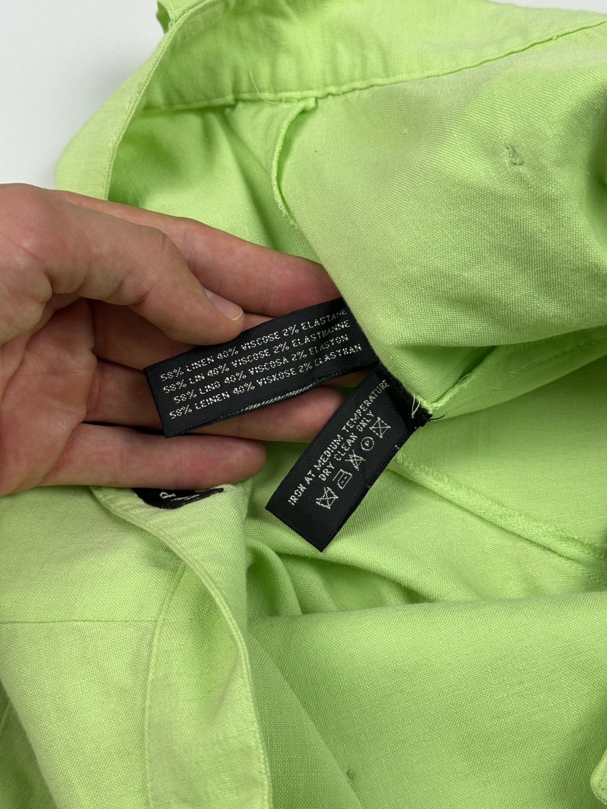Ralph Lauren Black Label Ralph Lauren Black Label Linen Blend Capri Cargo Pants Size 27" / US 4 / IT 40 - 11 Thumbnail
