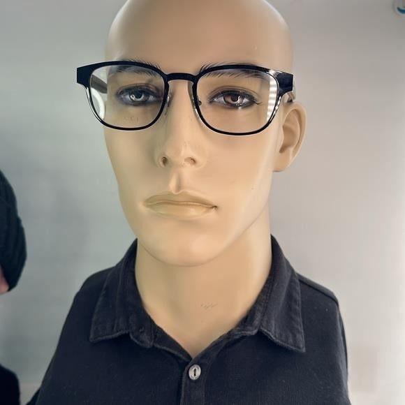 Gucci Gucci GG1118O 003 Eyeglasses Men's Black/Grey Full Rim Squar Size ONE SIZE - 7 Thumbnail