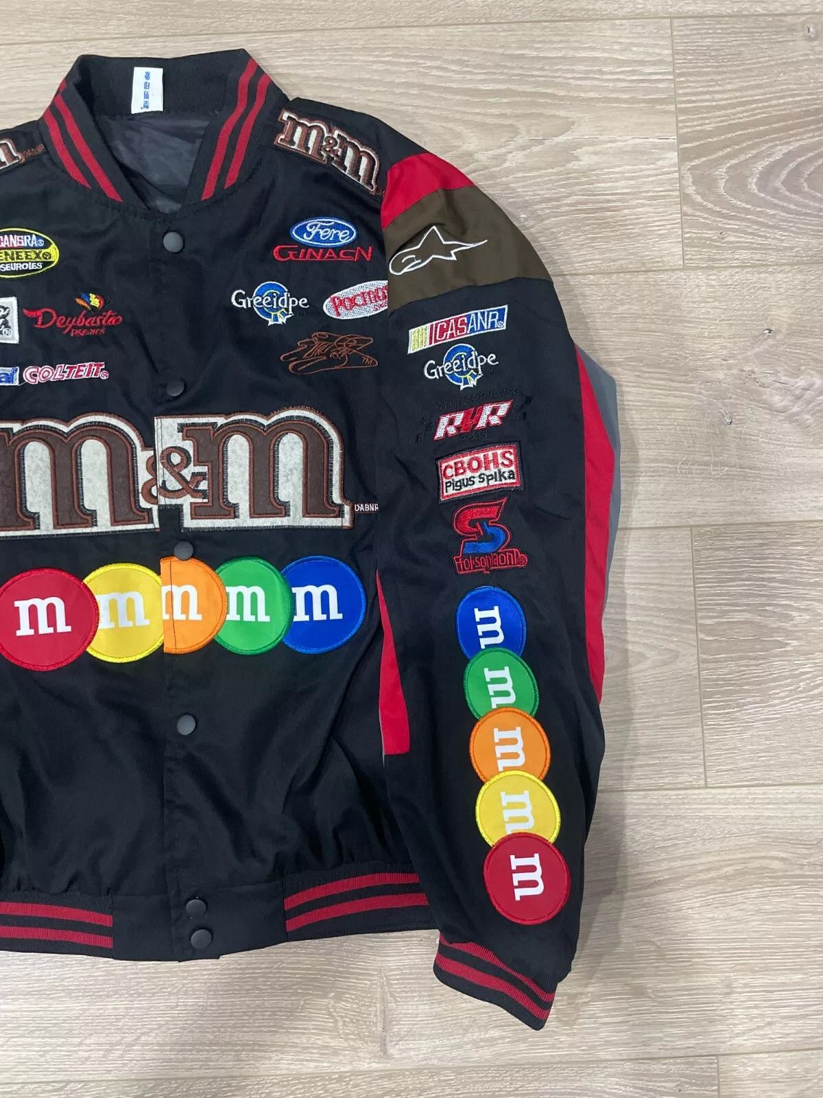 Jeff Hamilton × NASCAR × Vintage Jeff Hamilton M&M’s Nascar Jacket Size US L / EU 52-54 / 3 - 3 Thumbnail