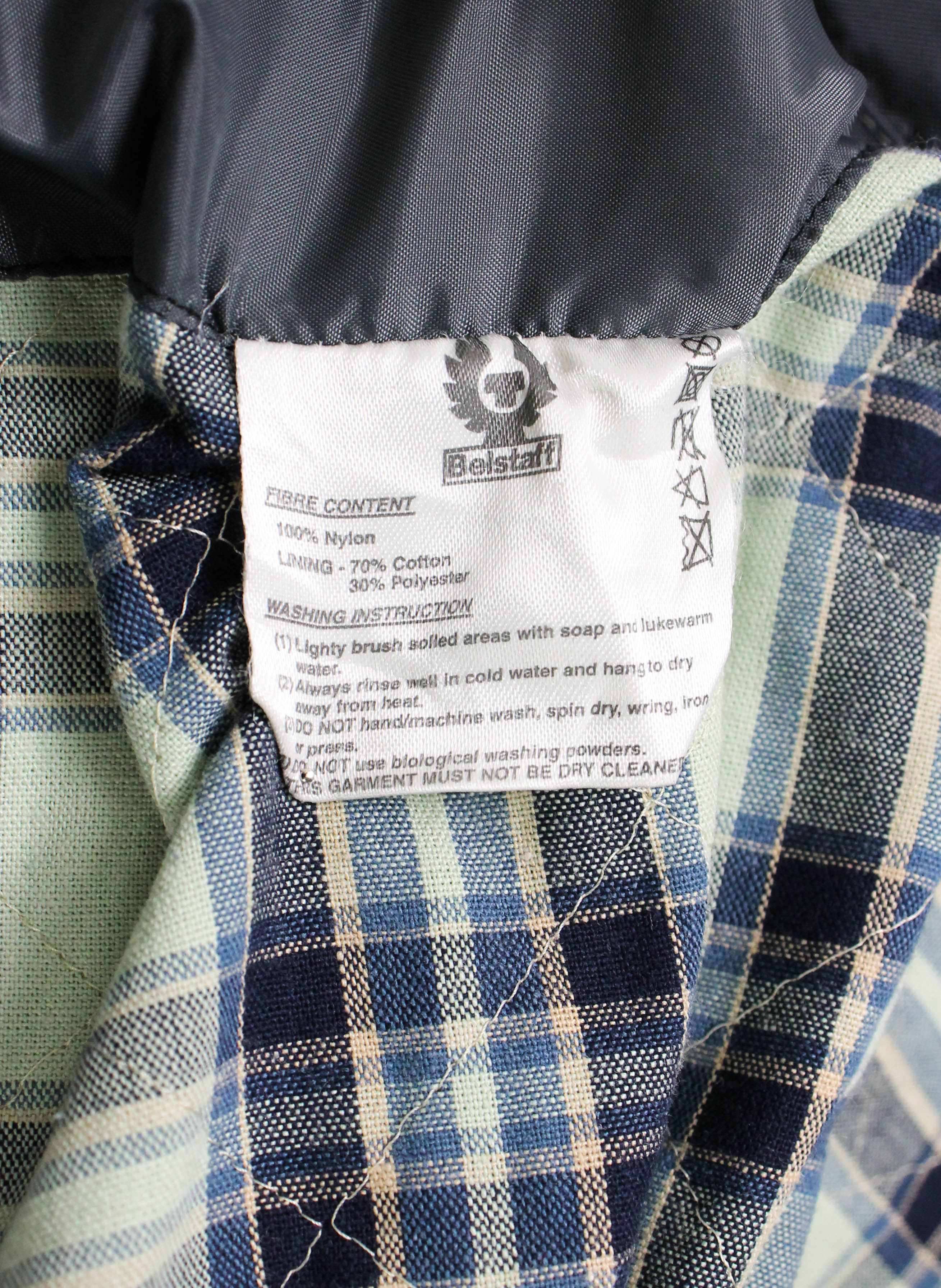 Belstaff BELSTAFF Jacket Men's XL Full Zip Band Neck Belted Pockets Size US XL / EU 56 / 4 - 9 Thumbnail