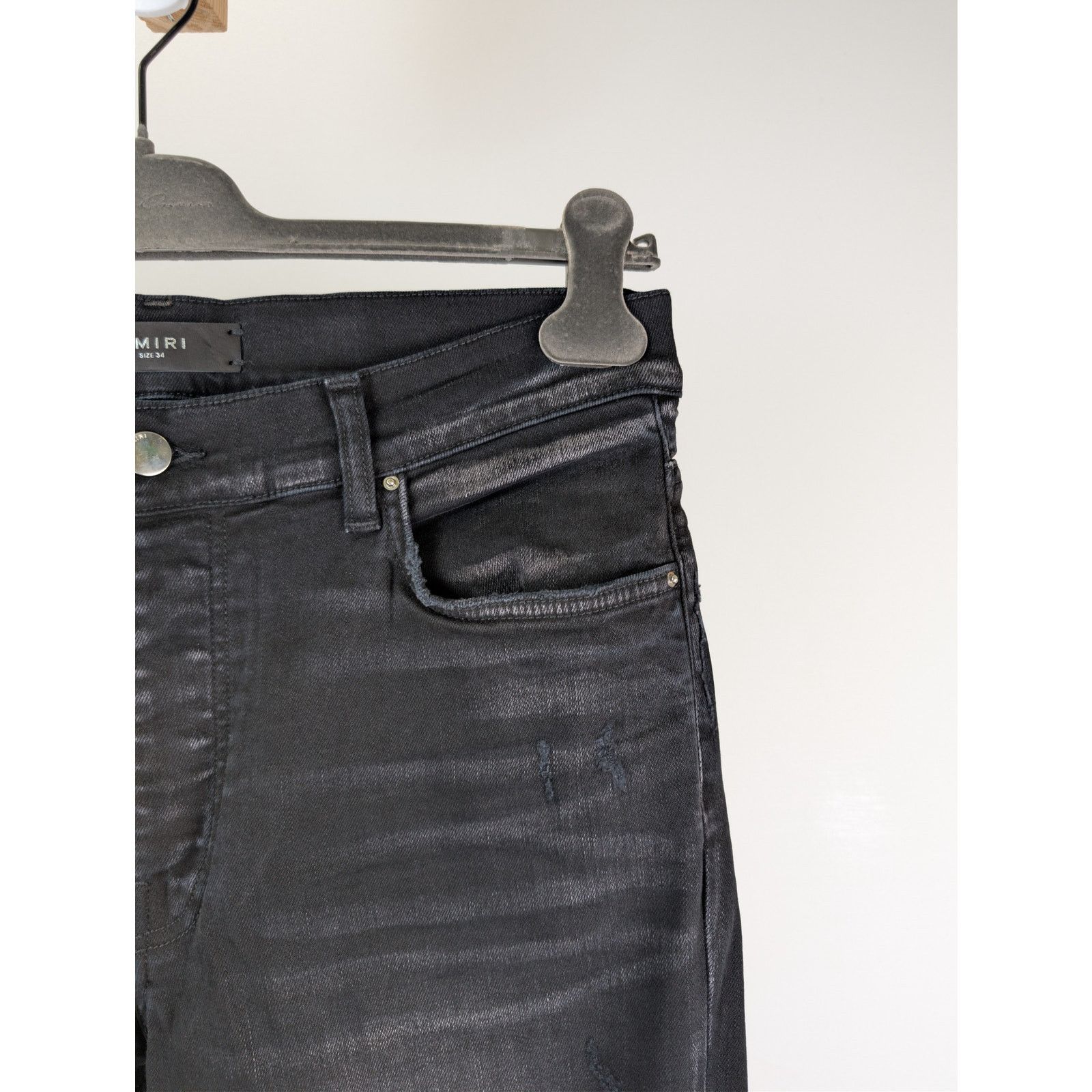 Amiri o1rshd1 Q:2 / Wes Lang Reaper Logo Jean in Aged Black Size US 36 / EU 52 - 5 Thumbnail
