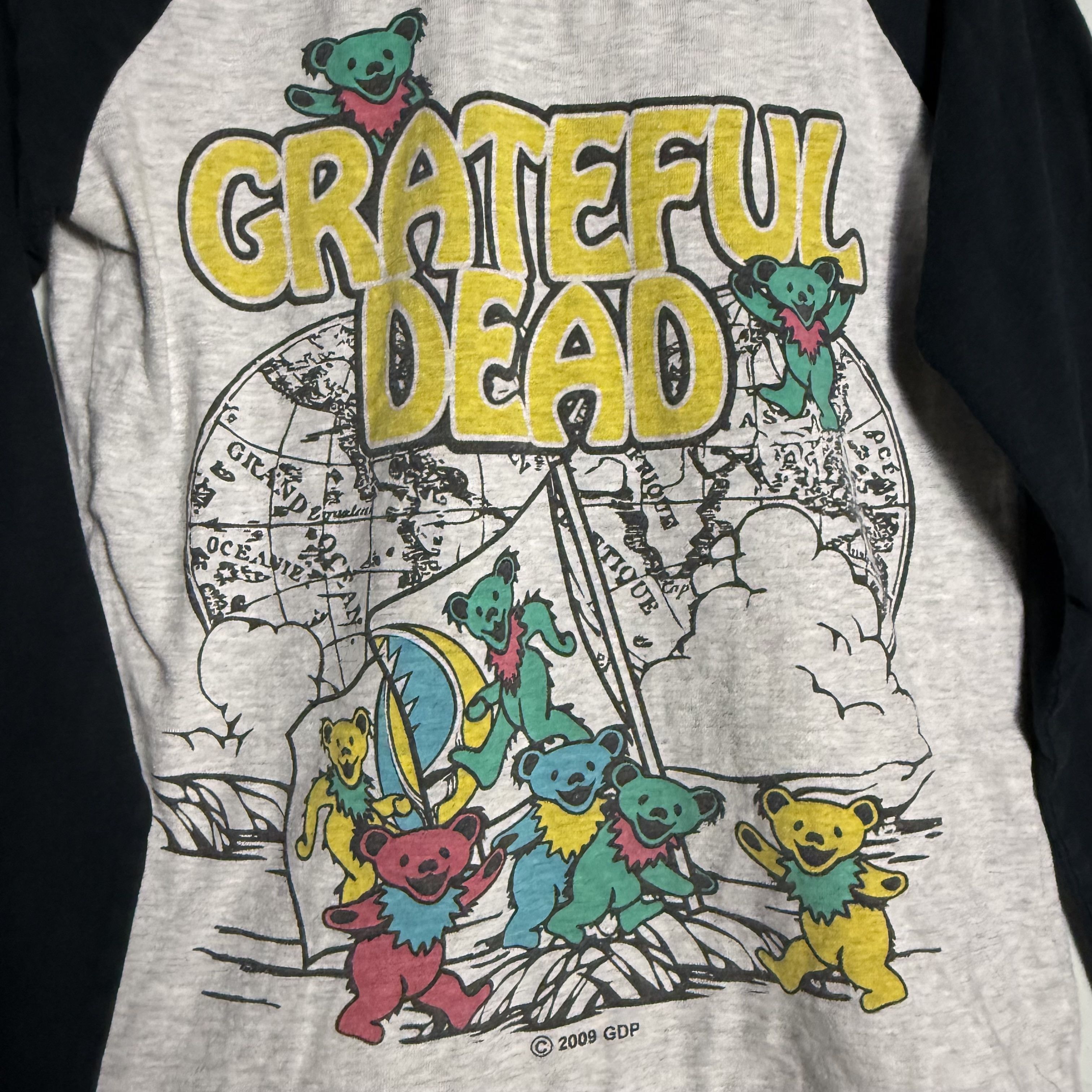 Grateful Dead 🔥RARE🔥Grateful Dead OVP 2009 Raglan L/Sleeve T-shirt Size US S / EU 44-46 / 1 - 4 Thumbnail