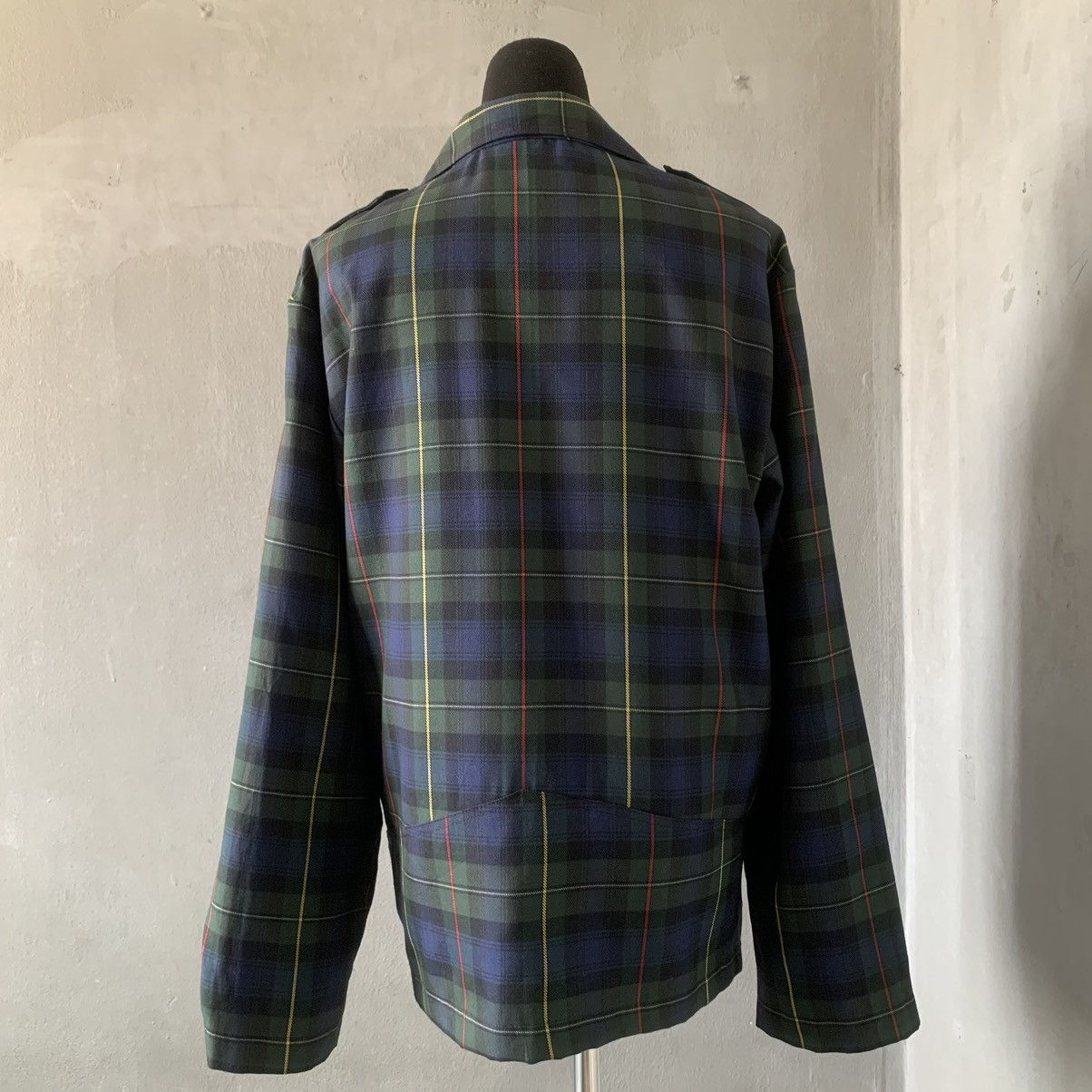 Vintage VERY RARE King Mob London Green Tartan Seditionaries Jacket Size US L / EU 52-54 / 3 - 7 Thumbnail