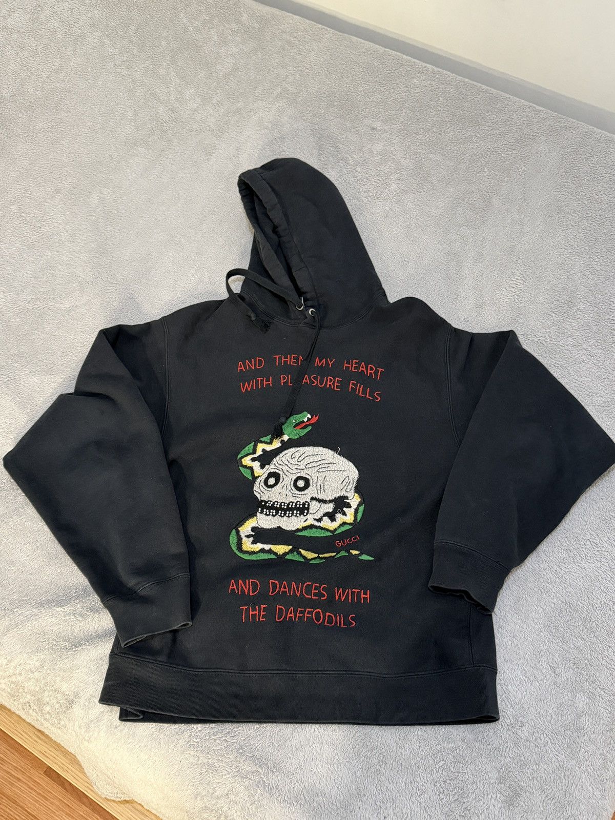 Gucci Gucci Skull & Snake hoodie Size US L / EU 52-54 / 3 - 1 Thumbnail
