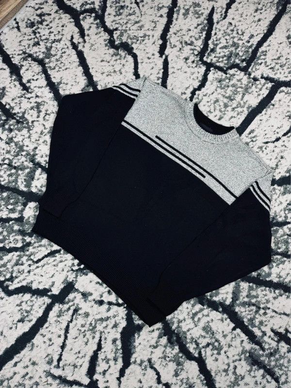 Carlo Colucci Carlo Colucci sweater gray black M wool Size US M / EU 48-50 / 2 - 2 Thumbnail