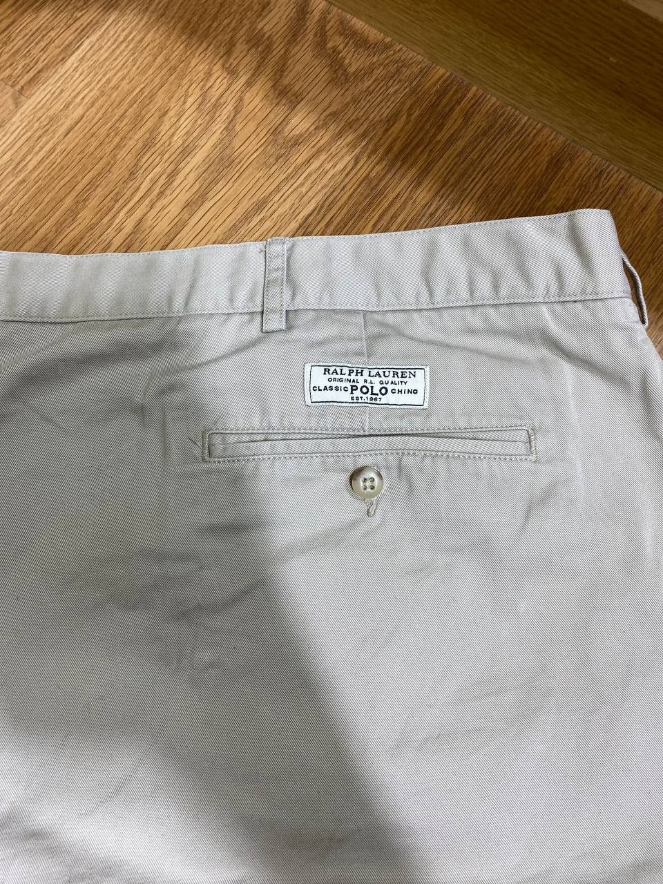 Polo Ralph Lauren Polo Ralph Lauren Cargo Shorts Mens 50 Cream Chino Outdoor Size US 34 / EU 50 - 8 Thumbnail