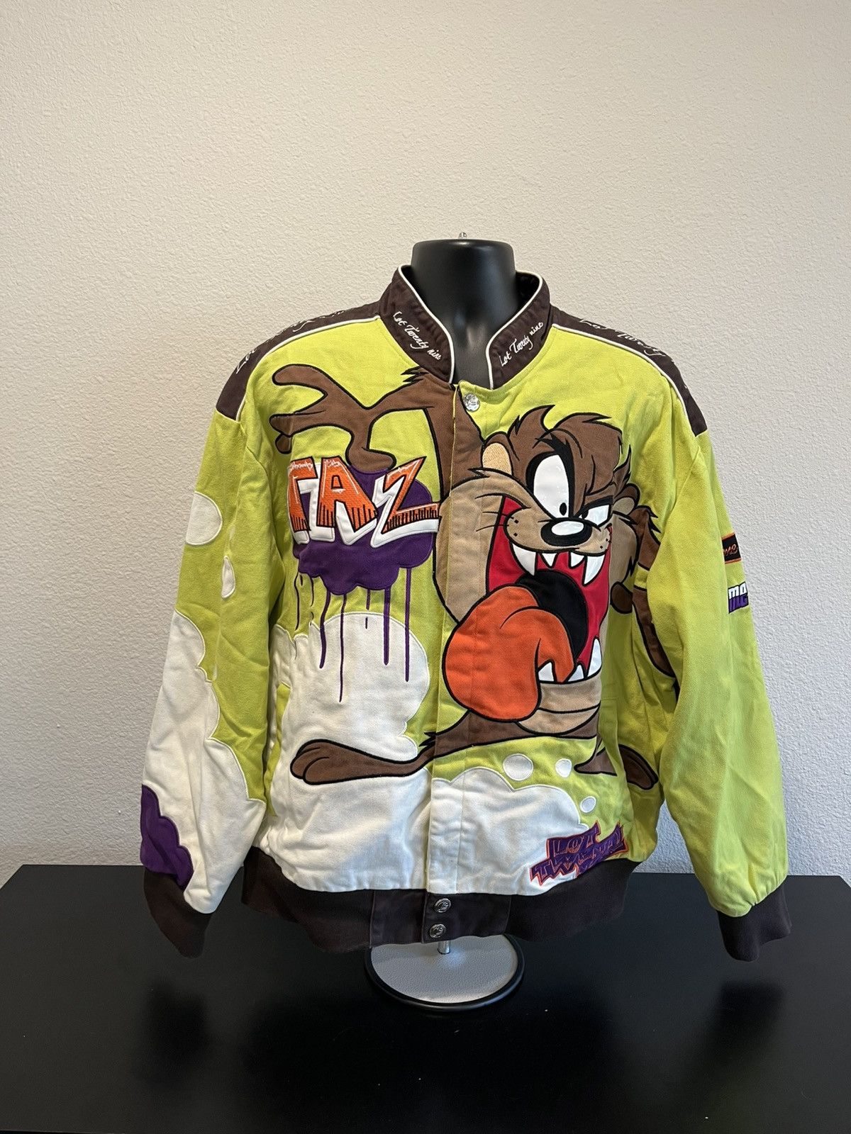 Vintage Lot 29 Taz jacket vintage Y2K racing looney tunes Size US XXL / EU 58 / 5 - 1 Thumbnail