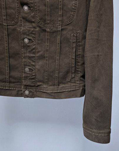 Tom Ford o1sm1stk0824 Contrast Collar Trucker Jacket in Brown Size US M / EU 48-50 / 2 - 3 Thumbnail