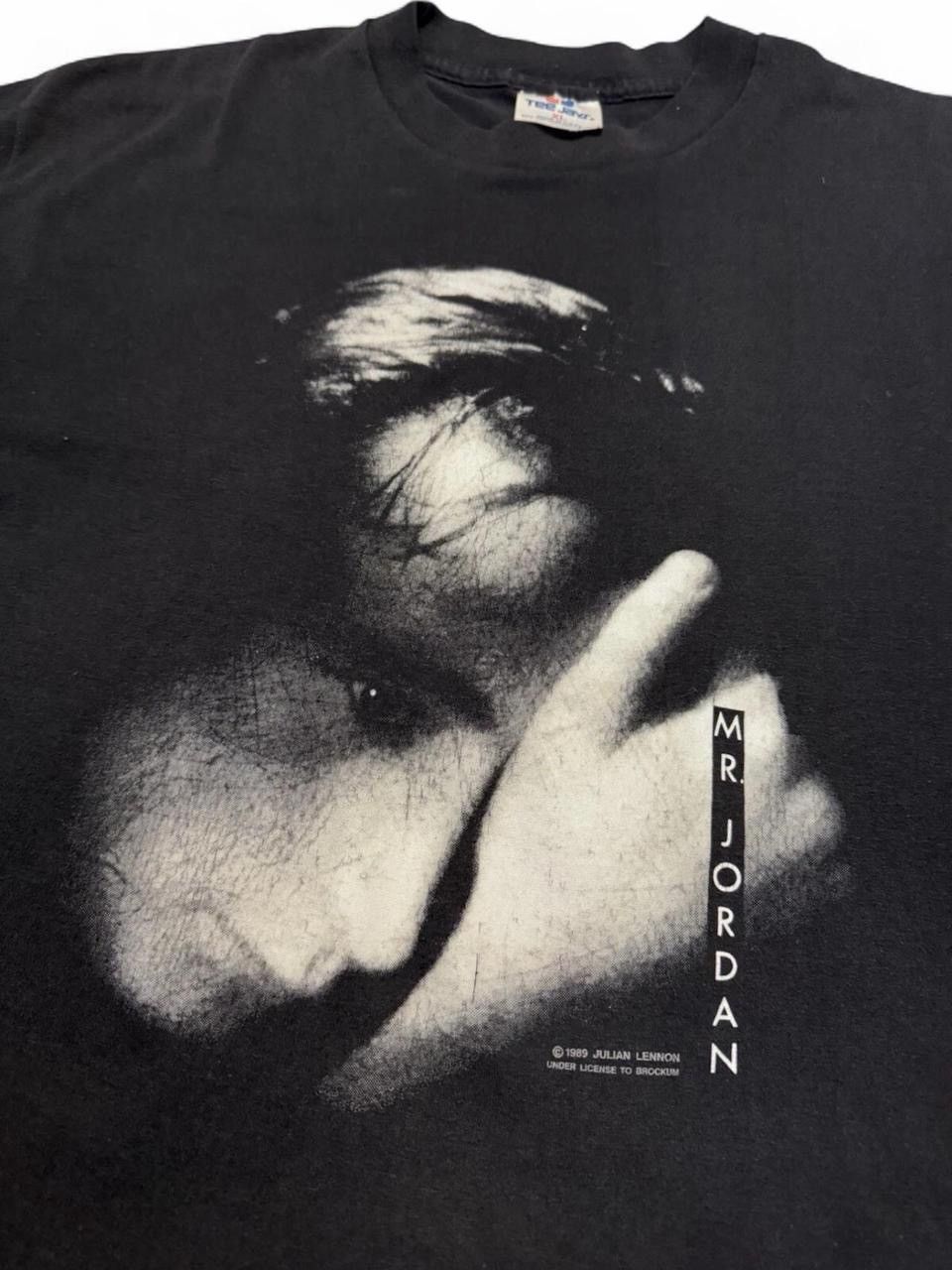 Brockum Vintage 1989 single stitch Julian Lennon Mr Jordan tour tee Size US M / EU 48-50 / 2 - 2 Thumbnail