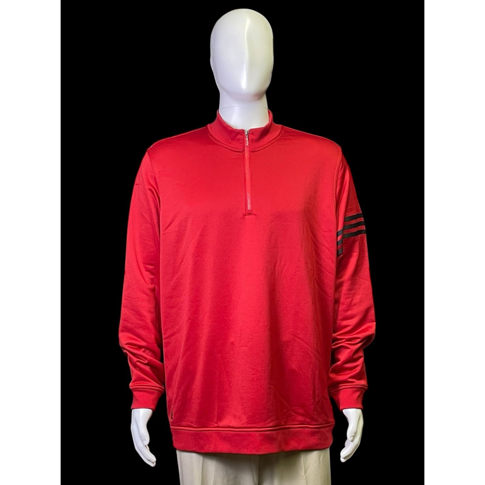 Adidas Adidas Golf Climalite Red Pullover 1/4 Zip Sweatshirt Size US XL / EU 56 / 4 - 1 Thumbnail