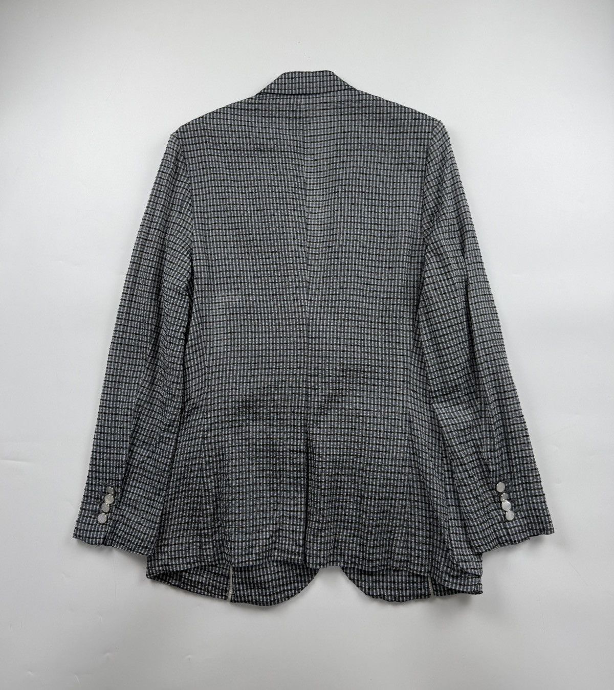Louis Vuitton Louis Vuitton S/S’13 Check Pattern Silk Jacket Size US M / EU 48-50 / 2 - 3 Thumbnail