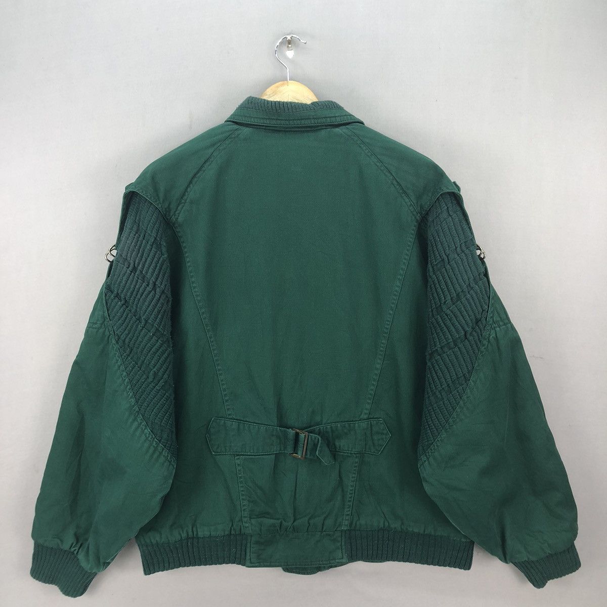 Japanese Brand Vintage 80’s Edovi Special Edition Parachute Bomber Jacket Size US XXL / EU 58 / 5 - 17 Thumbnail