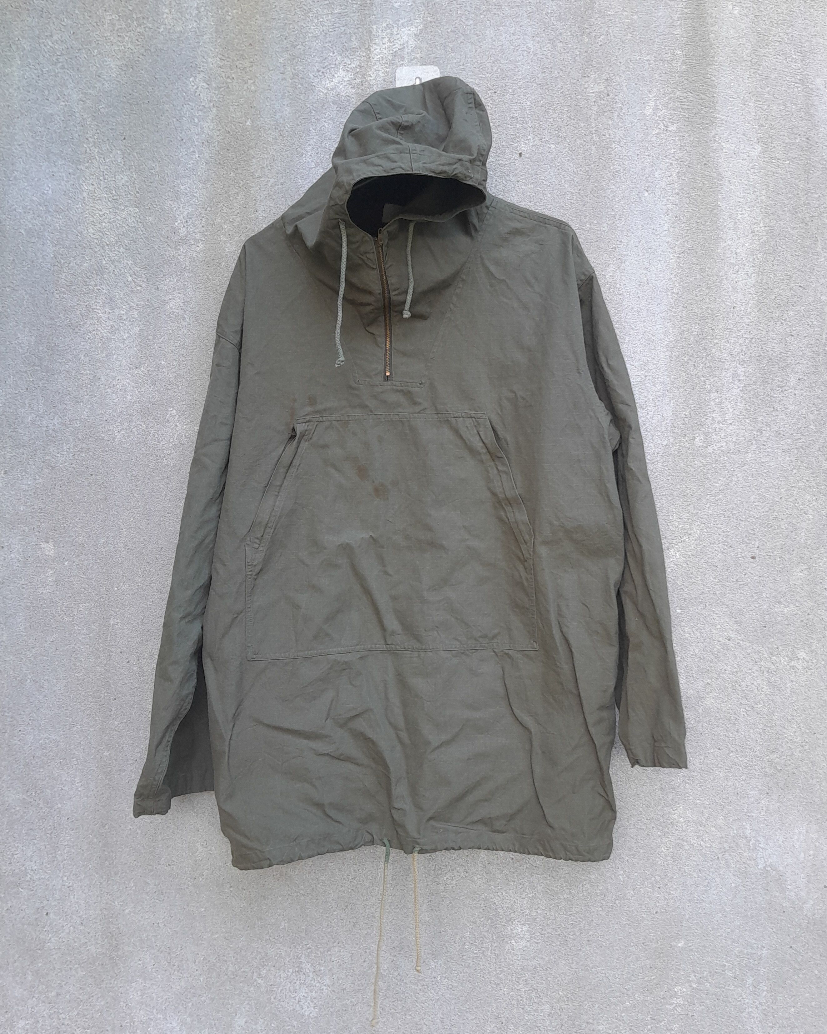 Japanese Brand CAB CLOTHING Olive Ripstop Anorak Parka Scovill Zipper Size US M / EU 48-50 / 2 - 1 Thumbnail