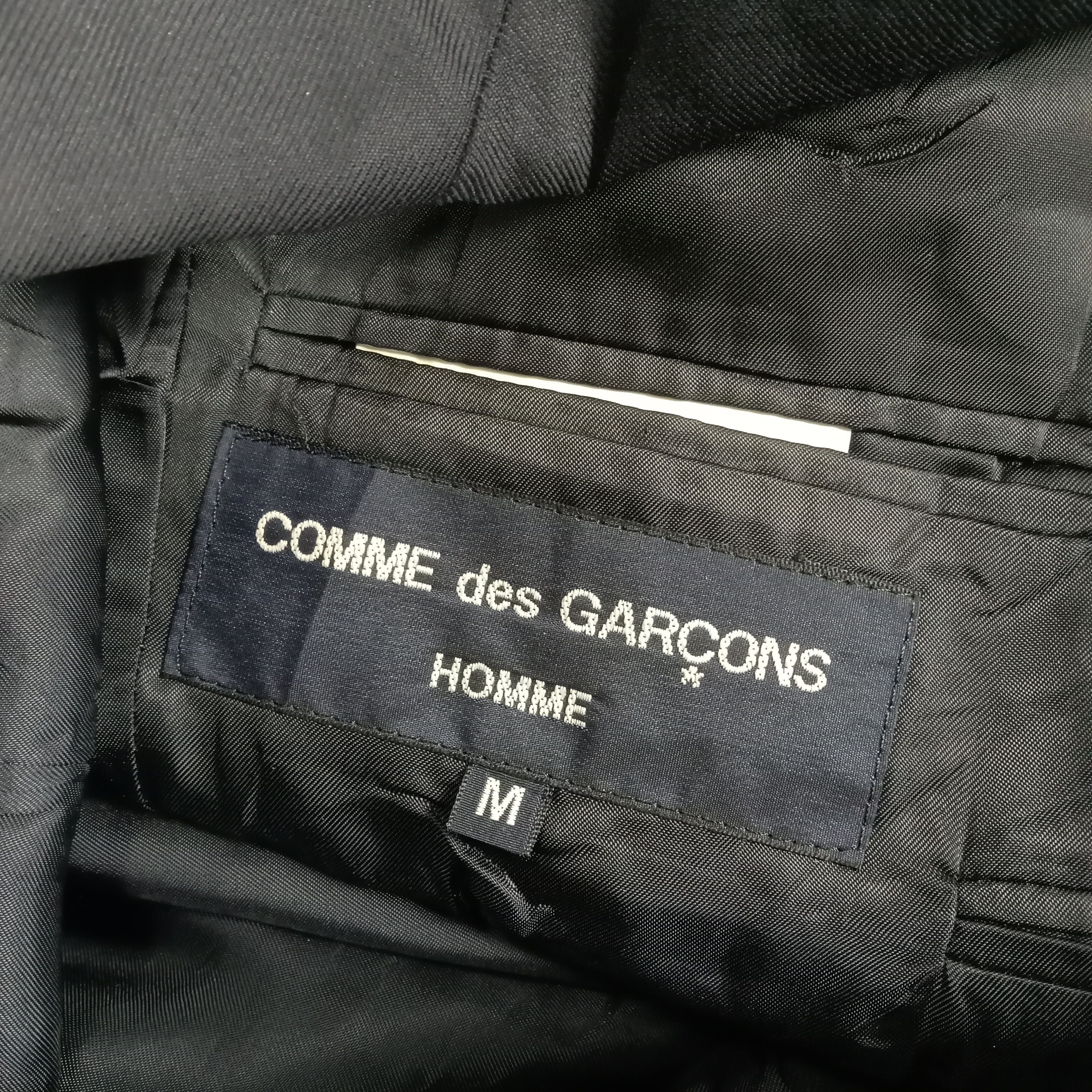Comme des Garcons × Southwick × Vintage Comme des Garcons Homme Japanese Designer Blazer Size 38S - 6 Thumbnail