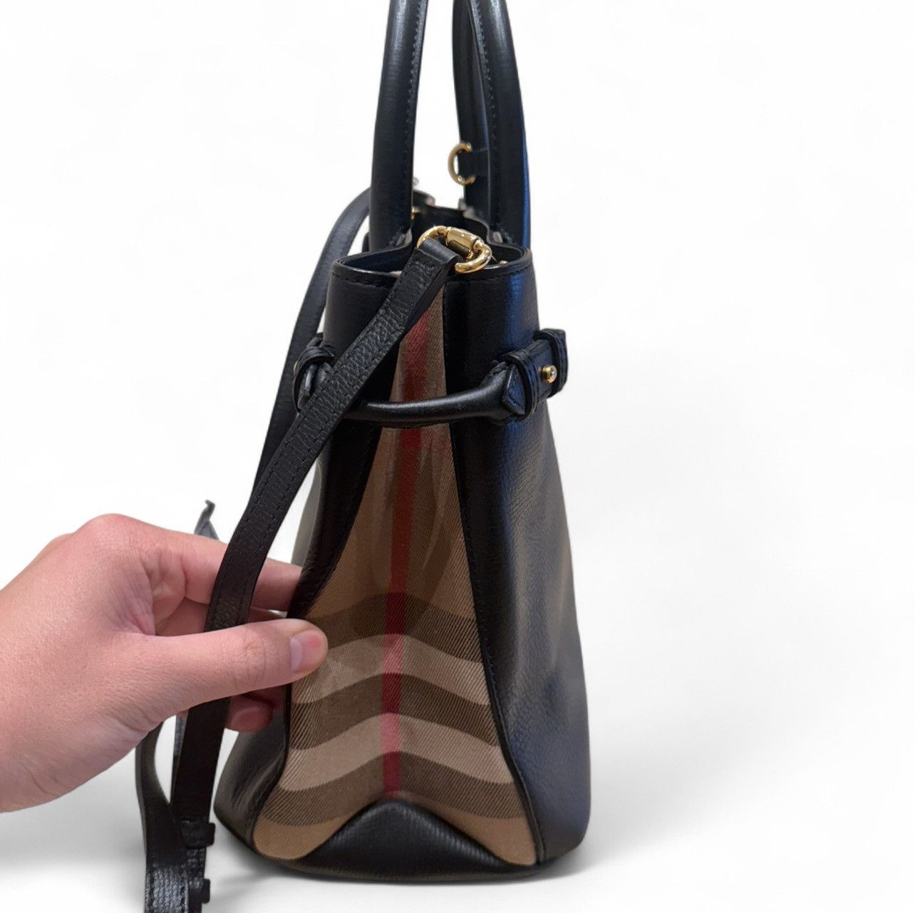 Burberry Burberry Banner Tote Bag Size ONE SIZE - 7 Thumbnail