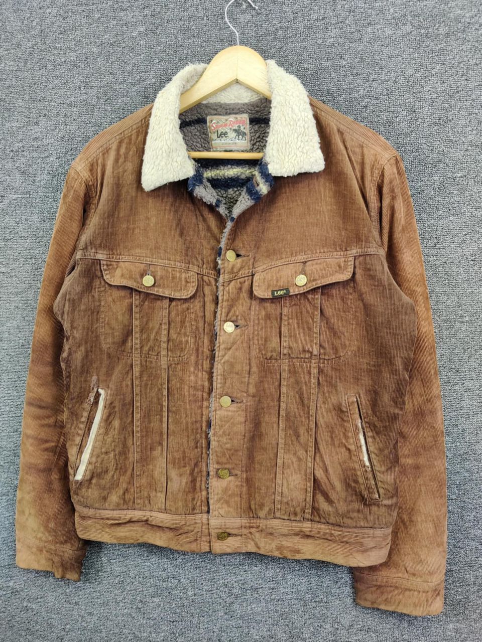 Lee Vintage Lee Storm Rider Coduroy Trucker Jacket Size US L / EU 52-54 / 3 - 2 Thumbnail
