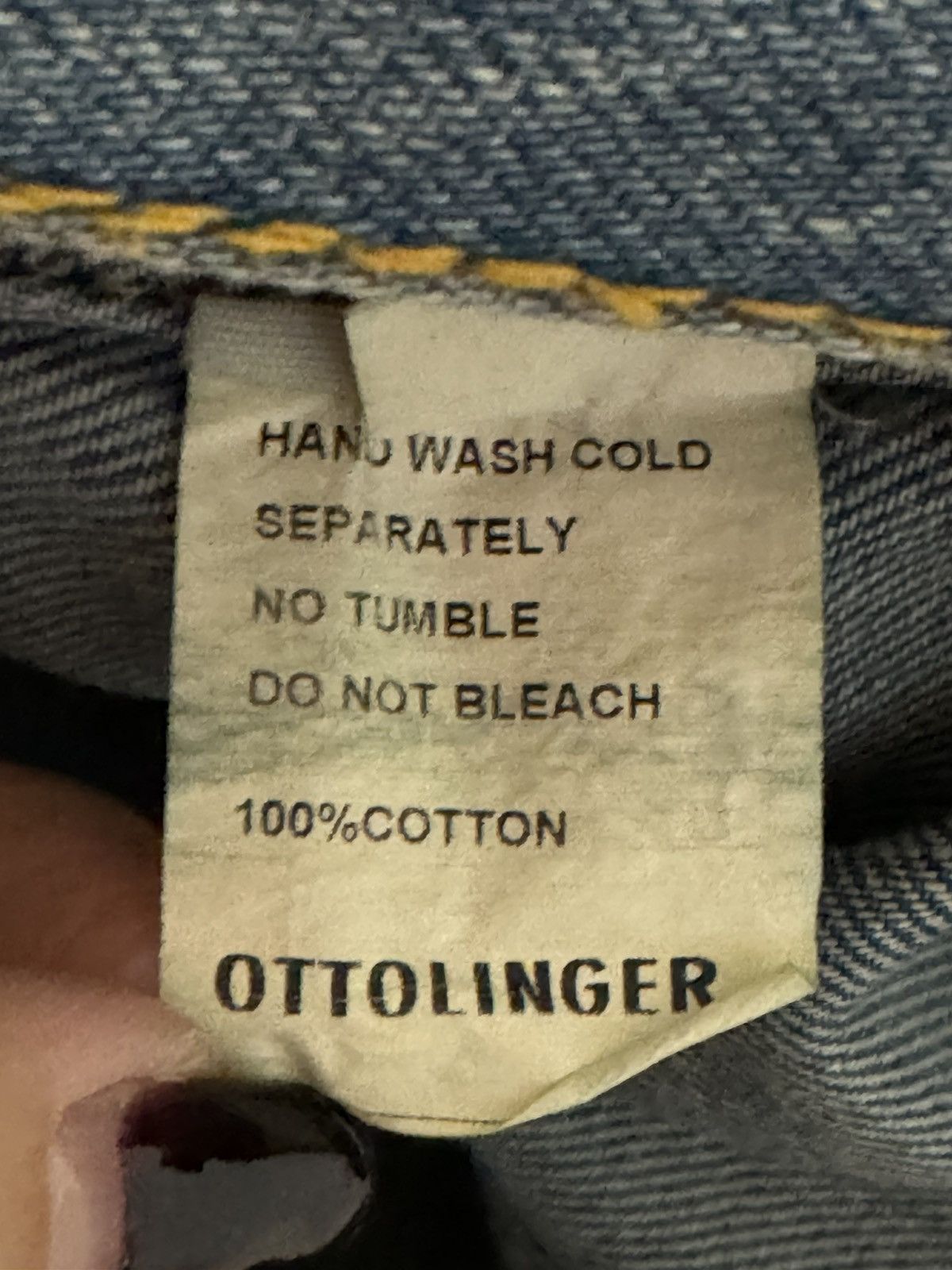 Ottolinger Ottolinger burnt denim jacket Size S / US 4 / IT 40 - 4 Thumbnail