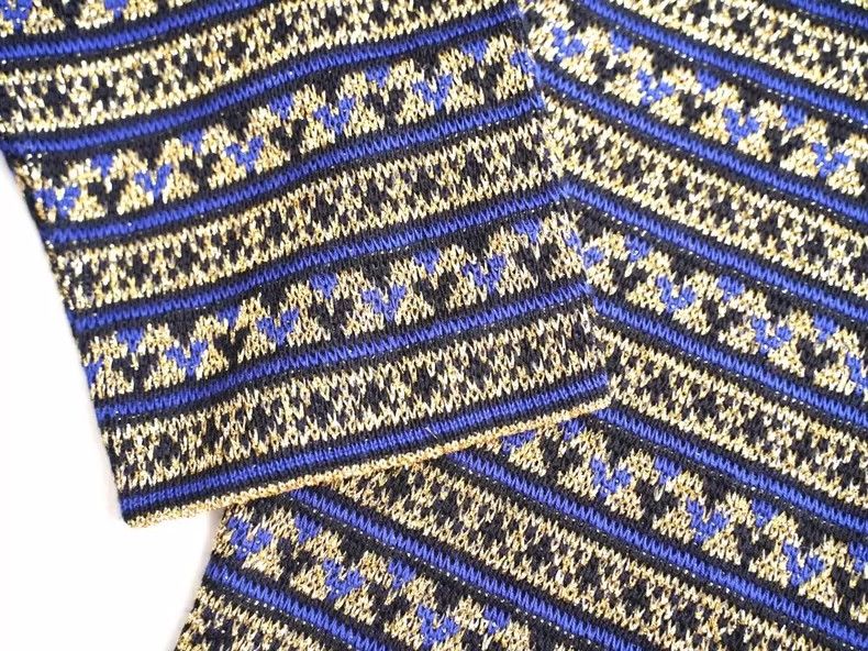 Kenzo KENZO Vintage blue gold knit sweater Size M / US 6-8 / IT 42-44 - 8 Thumbnail
