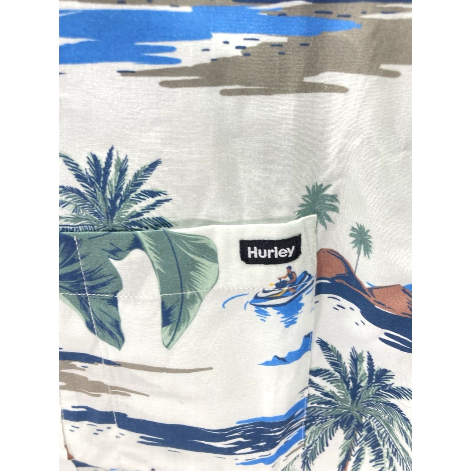Hurley Hurley Patio Cabana Shirt Men Sz Small AOP Floral Button Short Sleeve Casual NWT Size US S / EU 44-46 / 1 - 4 Thumbnail