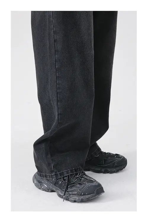 VIBE Straight black and gray wide leg jeans Size US 32 / EU 48 - 5 Thumbnail