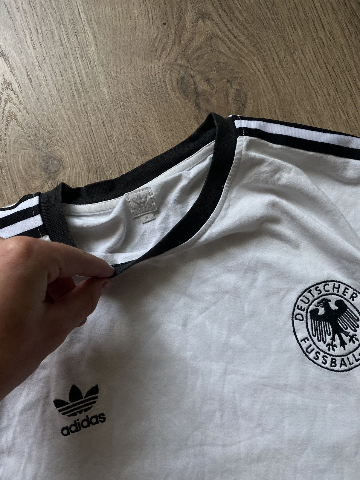 Adidas × Vintage Vintage Adidas Germany Y2K Deutchlend soccer jersey shirt Size US XL / EU 56 / 4 - 3 Thumbnail