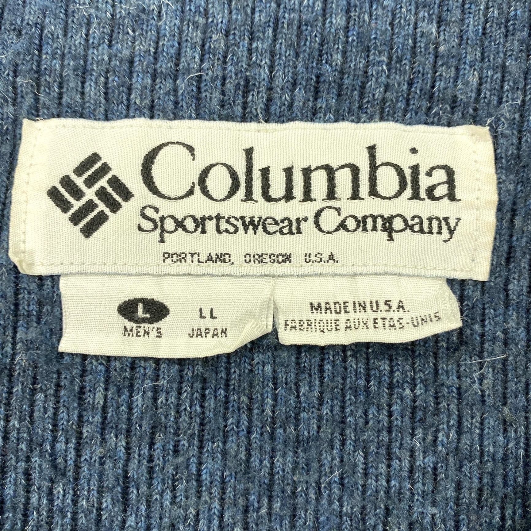 Vintage VINTAGE Columbia Jacket Mens Large Blue Full Zip Fleece Sherpa Made USA 90s Rare Size US L / EU 52-54 / 3 - 5 Thumbnail