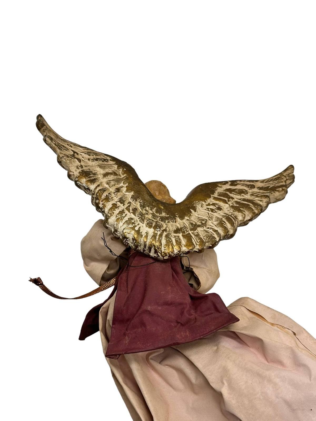 Other Angel Christmas Tree Topper Golden Wings and Praying Hands Size ONE SIZE - 7 Thumbnail