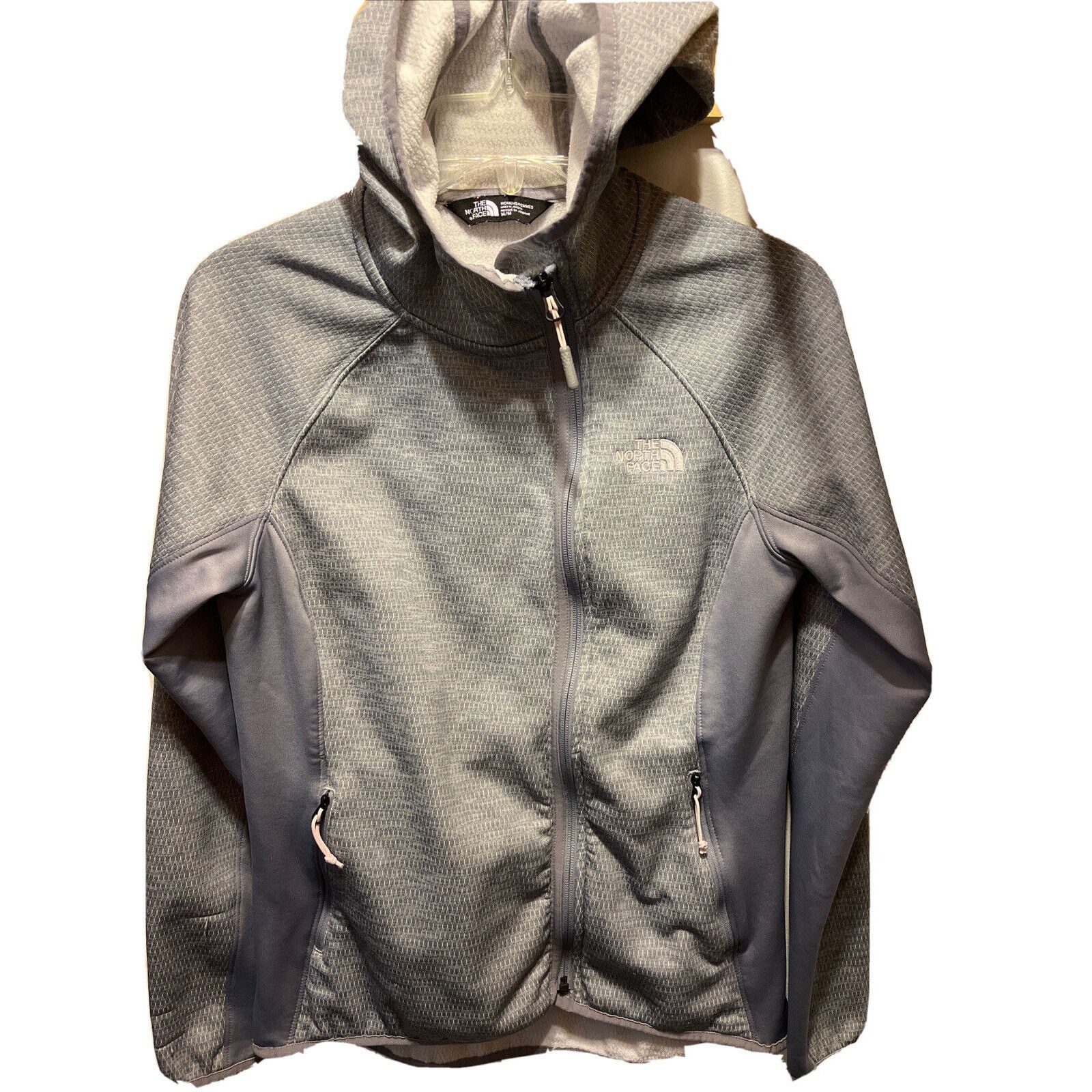 The North Face The North Face Womens M Gray LS Polyester Windbreaker Jacket Size M / US 6-8 / IT 42-44 - 1 Thumbnail