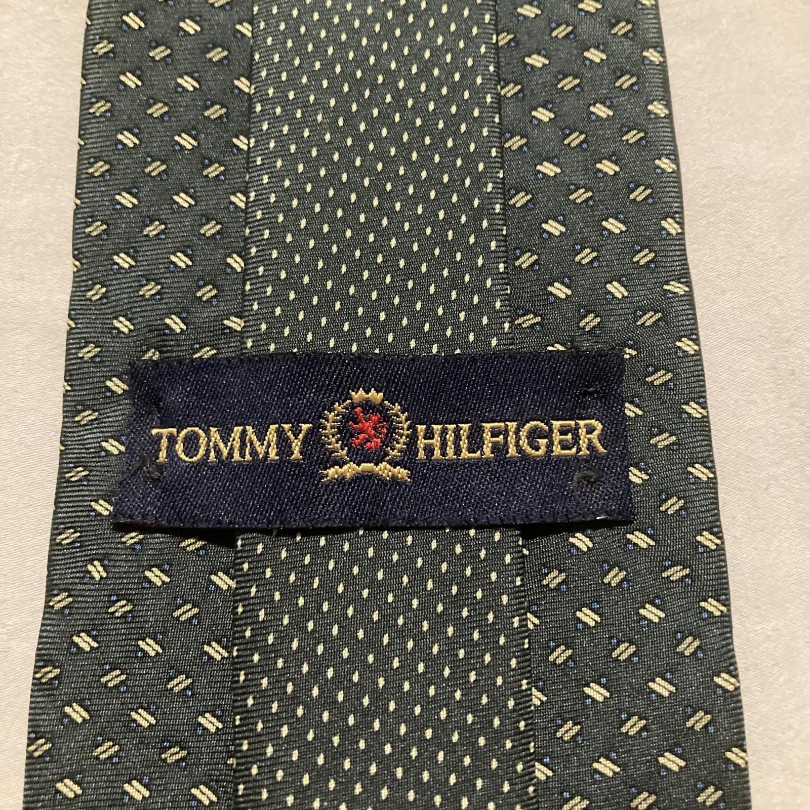 Tommy Hilfiger NWOT Tommy Hilfiger Green Tie 60/3.5 Size ONE SIZE - 3 Thumbnail