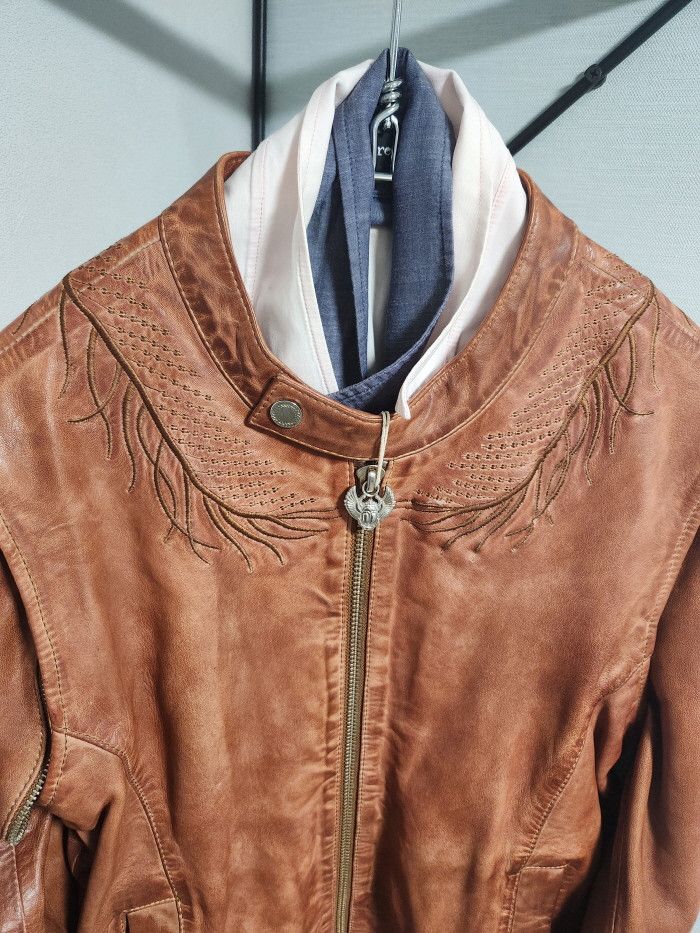 Frankie Morello FRANKIE MORELLO by damir doma brown leather jacket Size US S / EU 44-46 / 1 - 5 Thumbnail