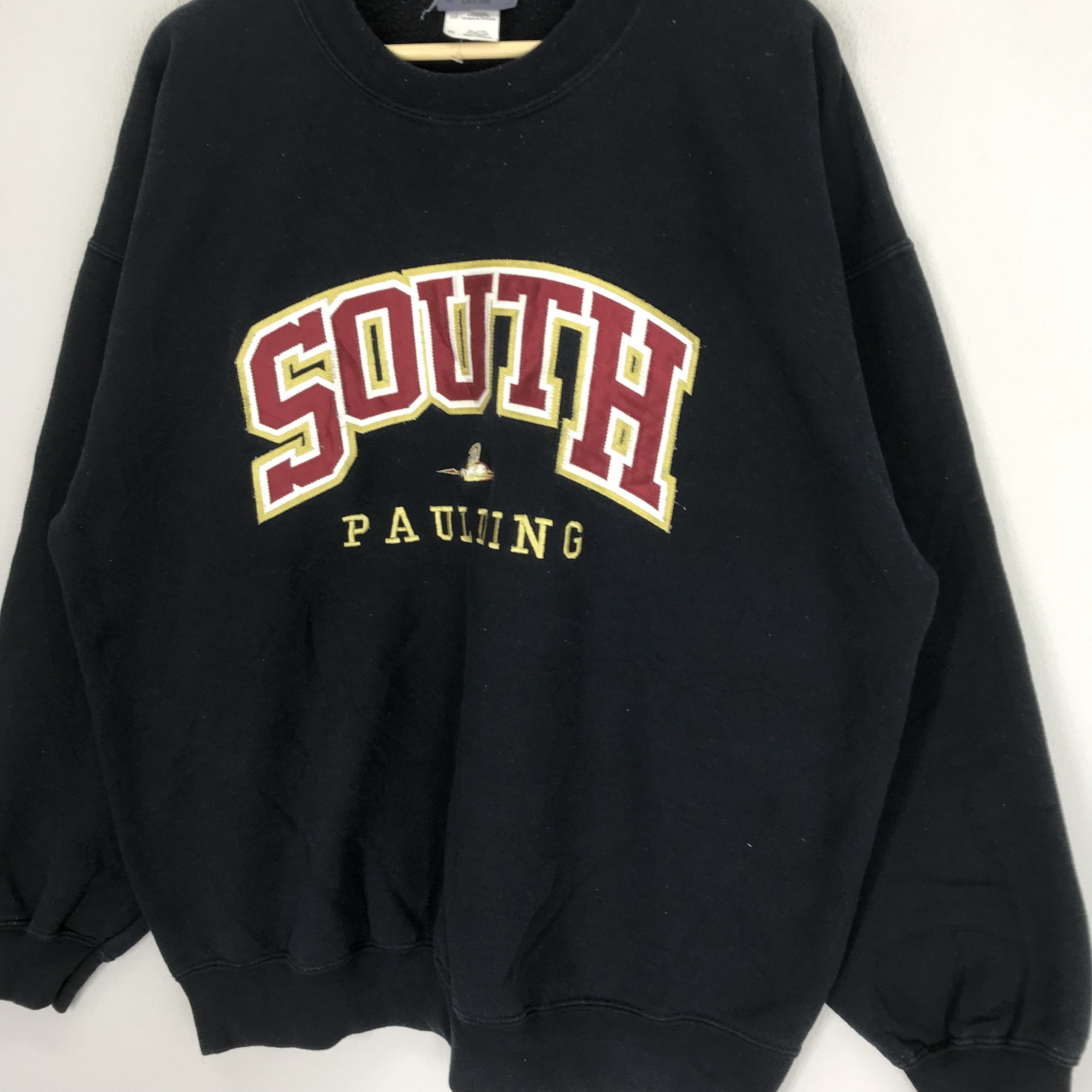 Southpole Vintage Y2K South Paulding Black Sweatshirt - 370 Size US XL / EU 56 / 4 - 3 Thumbnail