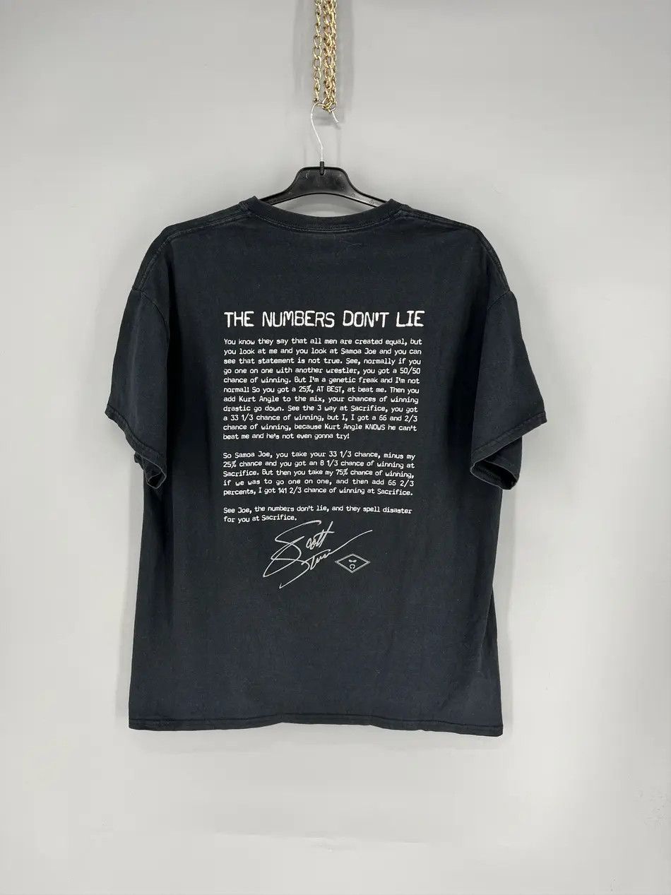 Vintage Scott Steiner TShirt SCOTT STEINER Einsteiner - The Numbers Size US XL / EU 56 / 4 - 8 Thumbnail