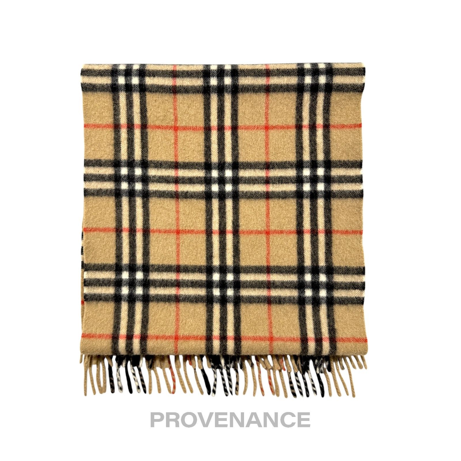 Burberry 🔴 Burberry Scarf - PURE CASHMERE Nova Check Size ONE SIZE - 2 Thumbnail