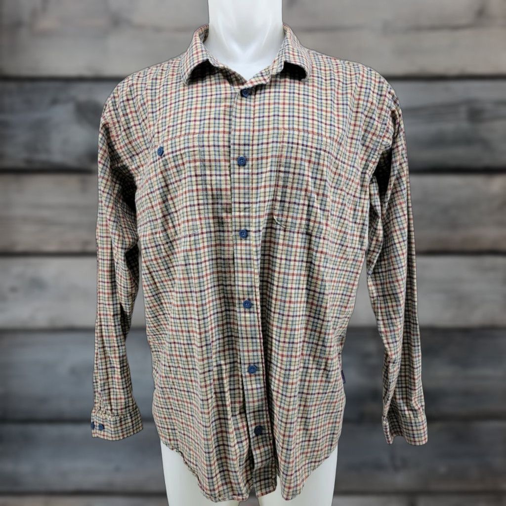 Patagonia Patagonia Men's XL Shirt Button-Down Collared Plaid Long Sleeve Organic Cotton Size US XL / EU 56 / 4 - 1 Thumbnail