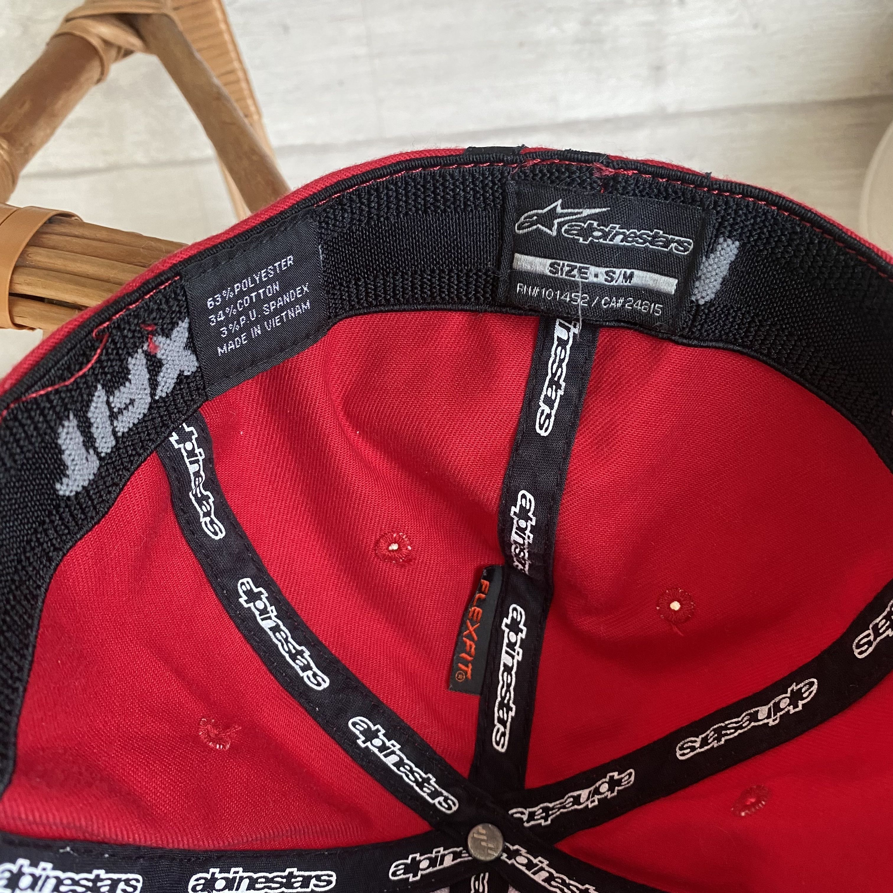 Alpinestars Vintage 00s Flexfit Alpinestars Cap Racing moto Size ONE SIZE - 7 Thumbnail