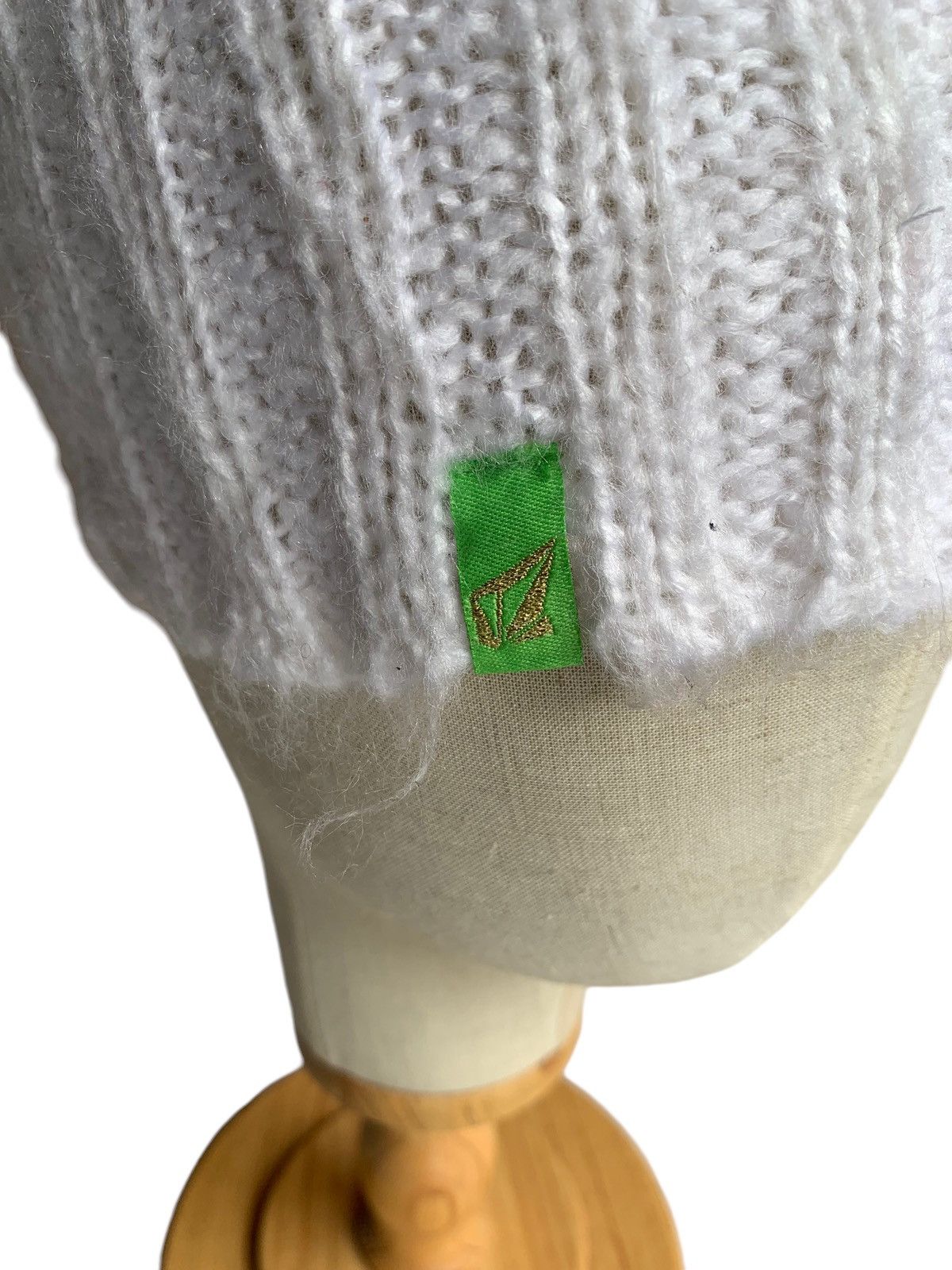 Handmade × Volcom Volcom Handmade Knit crochet Rare Hairy distressed beanie Size ONE SIZE - 6 Thumbnail