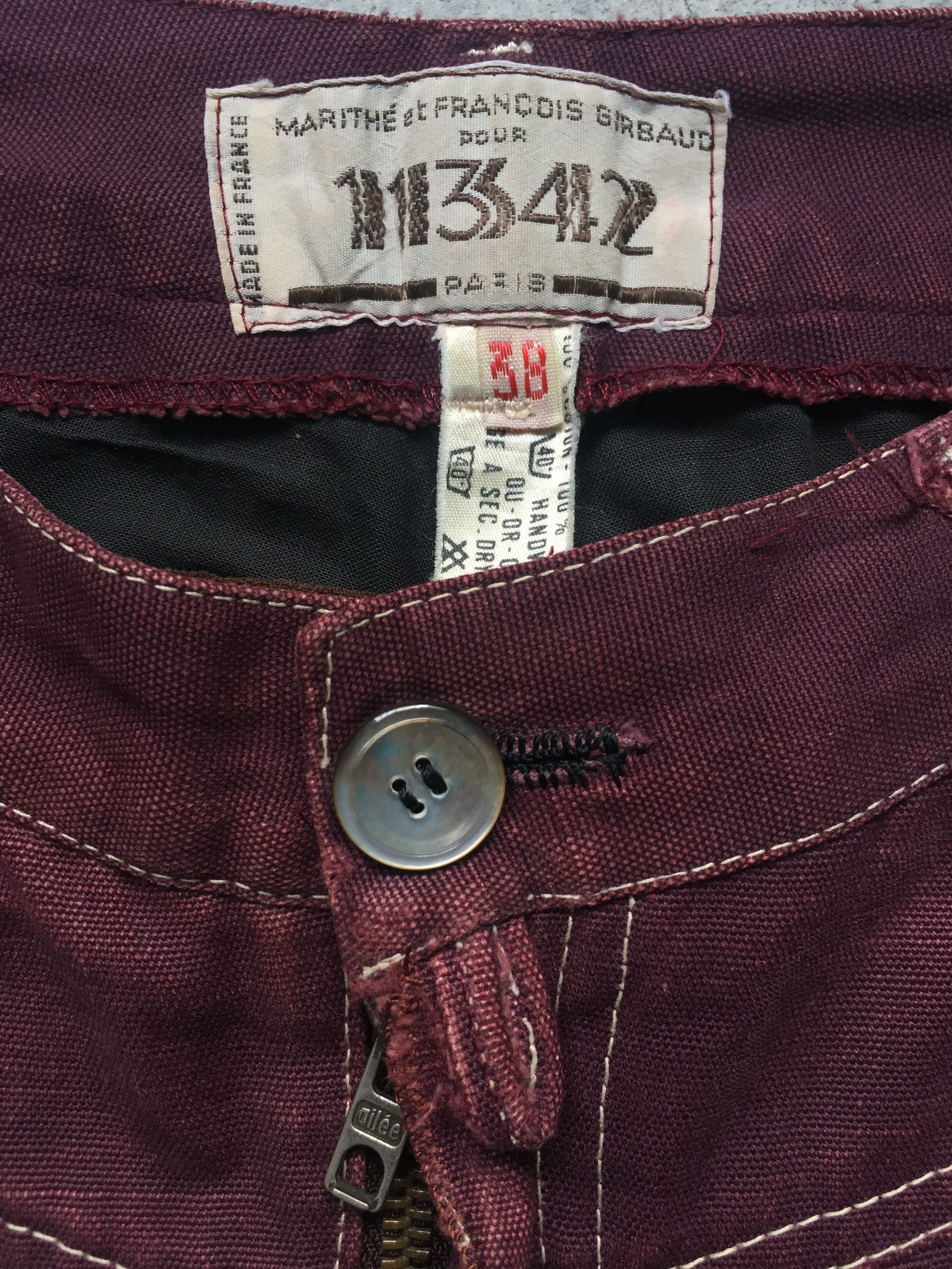 Marithe + Francois Girbaud 80s Marithe et Francois Girbaud Paris Washed Pants Size US 28 / EU 44 - 4 Thumbnail