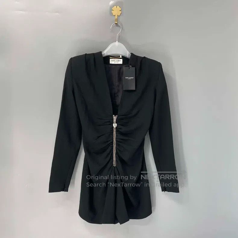 Saint Laurent Paris Saint Laurent Paris Jumpsuit Size 33" - 1 Thumbnail